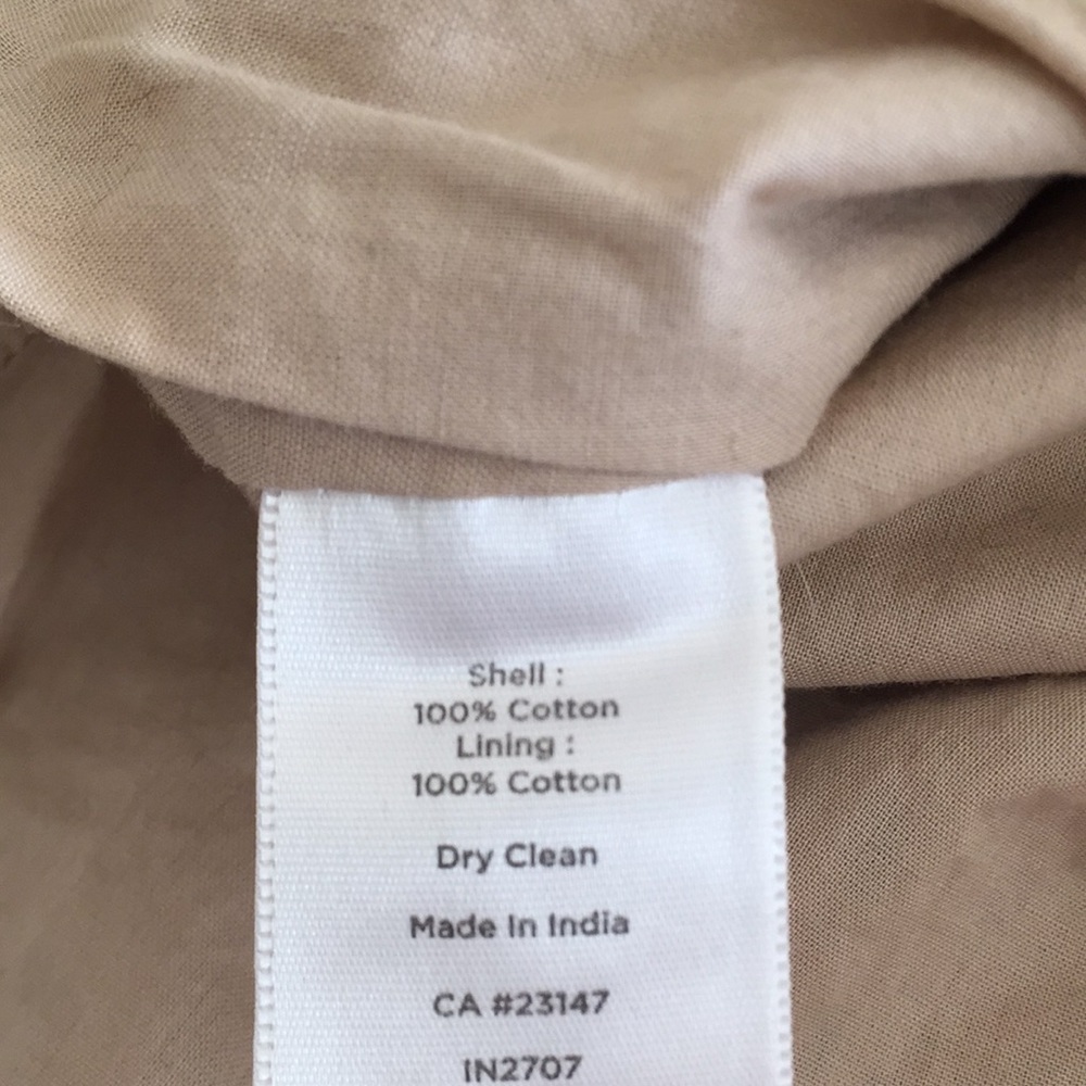 Talbots 100% Cotton Eyelet Sleeveless Skirt Set Size 4 - Picture 13 of 15